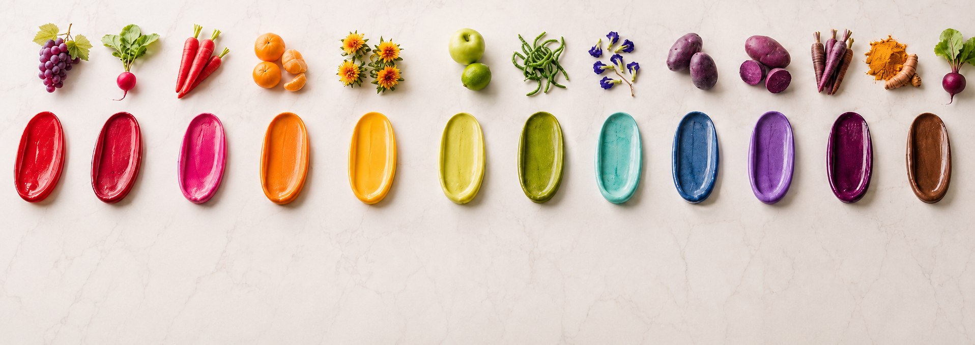A complete palette of natural colors